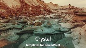  Presentation with usa china business - Presentation enhanced with sandstone formations in utah usa background and a  colored foreground