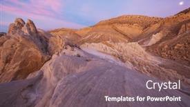  Presentation with sandstone - Presentation theme with sandstone-formations-in-utah-usa background and a gray colored foreground
