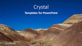  Presentation with beautiful landscapes - Presentation enhanced with sandstone-formations-in-utah-usa background and a dark gray colored foreground