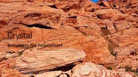  Presentation with nevada - Slide set enhanced with sandstone landscape in red rock canyon national conservation area nevada united states background and a red colored foreground