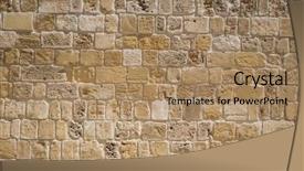  Presentation with aged spouse - Beautiful theme featuring sandstone limestone aged wall backdrop and a coral colored foreground
