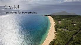  Presentation with maui - Presentation having pacific ocean in maui background and a light gray colored foreground