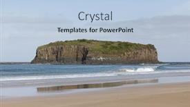  Presentation with south beach - Theme featuring sandy beach and sea at shellharbour new south wales australia background and a light blue colored foreground