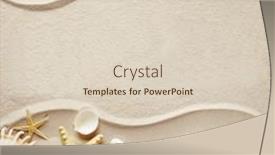  Presentation with top view of soybean - Audience pleasing slide deck consisting of sandy-beach-background-top-view backdrop and a lemonade colored foreground