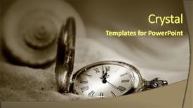  Presentation with sand clock - Cool new presentation theme with sandy clock - watch lost in the sand backdrop and a  colored foreground