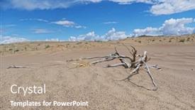 Presentation with mongol - Cool new theme with sandy-desert-mongol-els-near backdrop and a coral colored foreground