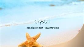  Presentation with wallpaper biologi cell - PPT theme featuring sandy shores - wallpaper sign shore background and a sky blue colored foreground