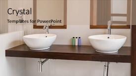  Presentation with hotel - Audience pleasing slide deck consisting of sanitaryware wellness - interior of modern bathroom backdrop and a coral colored foreground