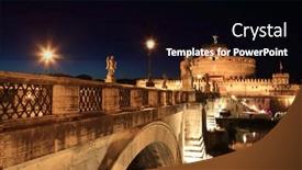  Presentation with lanterns - Slide deck enhanced with grass flower field in the nature processed with vintage stylecan be used for background background and a gray colored foreground