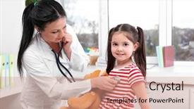  Presentation with metabolic syndrome doctor examining - Theme enhanced with sant de l enfants - doctor examining a child background and a  colored foreground