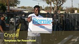  Presentation with bernie sanders - Cool new theme with santa-ana-california-usa-february backdrop and a tawny brown colored foreground