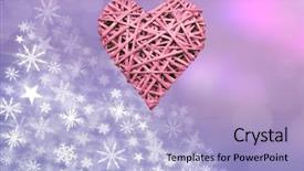  Presentation with woven - Presentation design featuring santa animation - digital composite of pink woven background and a light blue colored foreground