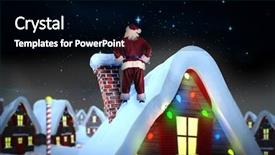  Presentation with twinkling stars - Colorful slides enhanced with stars twinkling in night sky backdrop and a black colored foreground