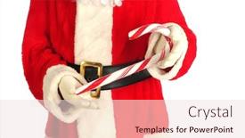  Presentation with peppermint - Beautiful slides featuring santa-claus-christmas-santa-isolated backdrop and a lemonade colored foreground