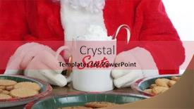  Presentation with cookies christmas - Beautiful theme featuring santa-claus-christmas-santa-isolated backdrop and a red colored foreground