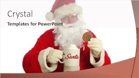  Presentation with cookies christmas - Cool new slide deck with santa-claus-christmas-santa-isolated backdrop and a white colored foreground