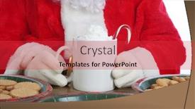  Presentation with cookies christmas - Beautiful theme featuring santa-claus-christmas-santa-isolated backdrop and a red colored foreground