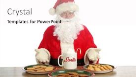  Presentation with cookies christmas - Audience pleasing slide deck consisting of santa-claus-christmas-santa-isolated backdrop and a white colored foreground