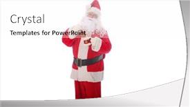  Presentation with whiskey - Beautiful PPT theme featuring santa-claus-enjoys-a-pint backdrop and a white colored foreground