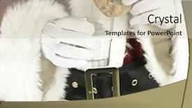  Presentation with chocolate chip - Cool new slide deck with santa claus hand holding milk backdrop and a soft green colored foreground