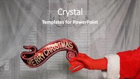  Presentation with merry christmas - Cool new slides with santa claus hand or grinch backdrop and a  colored foreground