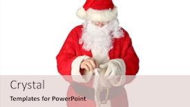  Presentation with new path - Beautiful PPT layouts featuring santa-claus-isolated-on-white backdrop and a lemonade colored foreground