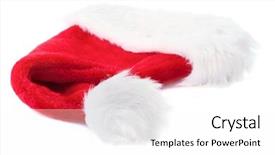  Presentation with hat - Slide deck with santa-claus-red-hat background and a white colored foreground