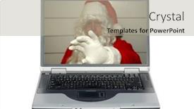  Presentation with dui - Theme enhanced with santa-claus-santa-claus and a mint green colored foreground