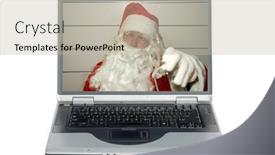  Presentation with dui - Presentation theme enhanced with santa-claus-santa-claus and a mint green colored foreground