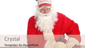  Presentation with complete - Presentation consisting of santa-claus-wears-a-reindeer background and a lemonade colored foreground