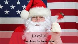  Presentation with north pole - Audience pleasing PPT layouts consisting of santa-claus-writes-a-letter backdrop and a red colored foreground