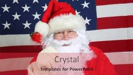  Presentation with north pole - Cool new PPT layouts with santa-claus-writes-a-letter backdrop and a red colored foreground