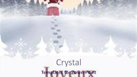  Presentation with noel - Theme with santa delivery presents to village against joyeux noel background and a sky blue colored foreground