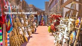  Presentation with southwestern - Amazing PPT layouts having santa-fe-new-mexico-usa backdrop and a violet colored foreground