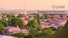  Presentation with mexico - Presentation featuring santa-fe-new-mexico-usa background and a lemonade colored foreground