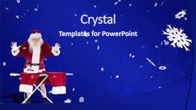  Presentation with swim against the current - Amazing slides having santa is impressed about something backdrop and a navy blue colored foreground