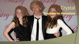  Presentation with january - PPT theme featuring sample background and text background and a light gray colored foreground