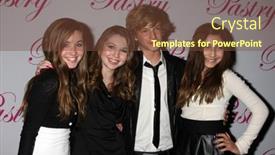  Presentation with january - PPT layouts with santa-monica-ca-jan-19 background and a tawny brown colored foreground