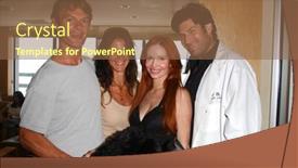  Presentation with price - Presentation theme consisting of retirement - nurse pushing an injured patient background and a dark gray colored foreground