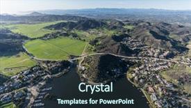  Presentation with hidden - Audience pleasing PPT layouts consisting of santa monica mountains near malibu backdrop and a wine colored foreground