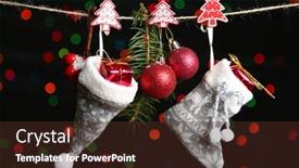  Presentation with christmas black - Amazing slide deck having view of the houses in old town porto portugal backdrop and a tawny brown colored foreground