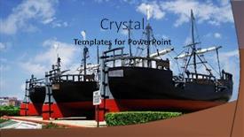  Presentation with maritime - Slide set consisting of santander-cantabria-spain-july-27 background and a light blue colored foreground