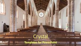  Presentation with gothic architecture - Amazing presentation theme having santarem-portugal-september-12-2015 backdrop and a tawny brown colored foreground