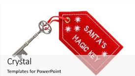  Presentation with history earth globe isolated white - Slide set with santa's magic key isolated background and a  colored foreground