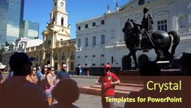  Presentation with chile - Slides featuring santiago-chile-25-november-2018 background and a  colored foreground