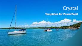  Presentation with bahia - Colorful slide deck enhanced with santo-andre-beach-santa-cruz backdrop and a gray colored foreground