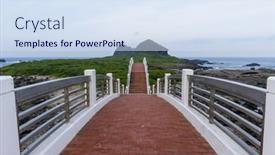  Presentation with dragon - Slides featuring sanxiantai-dragon-bridge-in-taitung background and a  colored foreground