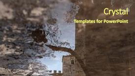  Presentation with tourism - Colorful slide set enhanced with sao jorge castle in lisbon backdrop and a tawny brown colored foreground