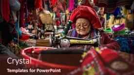  Presentation with hmong - Audience pleasing slide set consisting of sapa-vietnam-jan-12-2014 backdrop and a tawny brown colored foreground