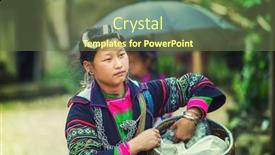  Presentation with hmong - PPT theme enhanced with sapa-vietnam-october-29-2012 background and a tawny brown colored foreground